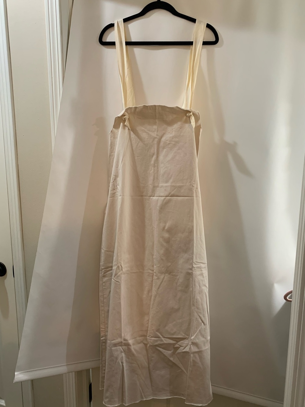 Filosofia Cream Maxi Dress with Wide Straps